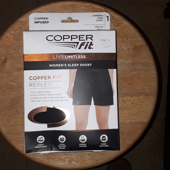 copper fit women's shorts